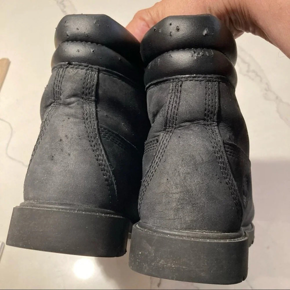 TIMBERLAND Sz Suede Lace Up Combat Moto Style Boots - Picture 12 of 13